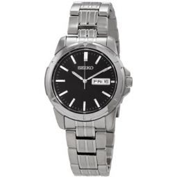 Essentials Quartz Black Dial Mens Watch