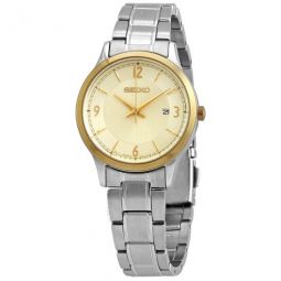 Essentials Quartz Champagne Dial Ladies Watch
