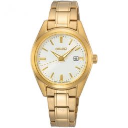 Essentials Quartz Silver Dial Ladies Watch