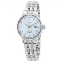 Presage Automatic Diamond Blue Dial Ladies Watch