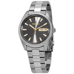 Essentials Quartz Charcoal Dial Mens Watch
