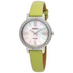 Solar Mother of Pearl Dial Ladies Watch