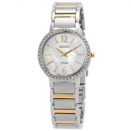 Solar Mother of Pearl Dial Ladies Watch