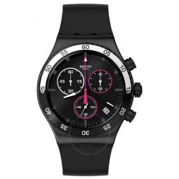 The May Chronograph Quartz Black Dial Ladies Watch