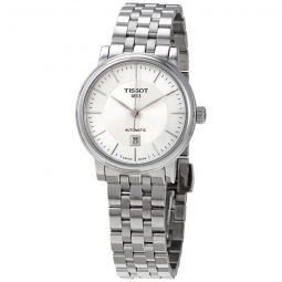 Carson Automatic Silver Dial Ladies Watch