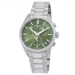 PR 100 Chronograph Quartz Green Dial Mens Watch
