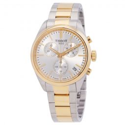 PR 100 Chronograph Quartz Silver Dial Mens Watch