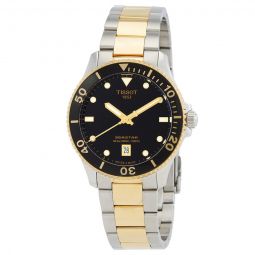 T-Sport Quartz Black Dial Mens Watch