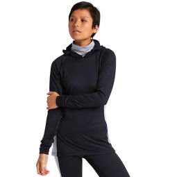 Midweight X Base Layer Long Neck Hoodie - Womens