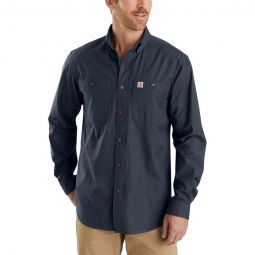 Rugged Flex Midweight Canvas Long-Sleeve Shirt - Mens