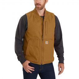 Washed Duck Vest - Mens