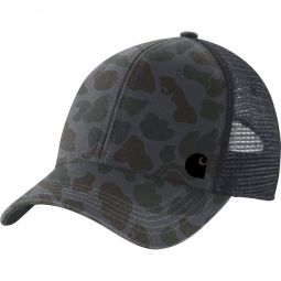 Canvas Mesh-Back Camo Cap