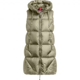 Zuly Down Hooded Vest - Womens