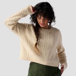 Cable Crewneck Sweater - Womens