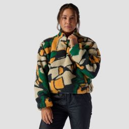 Printed Fleece 1/4-Zip Pullover - Womens