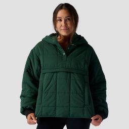 Quilted 1/2 Snap Pullover - Womens