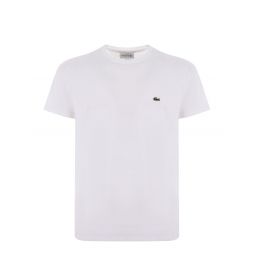Lacoste 로고 자수 크루넥 티셔츠 TH6709