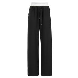 Alexander Wang 레이어드 와이드 레그 스웨트팬츠 4CC1244349