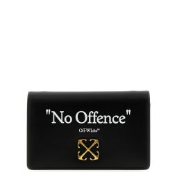 오프화이트 로고 프린트 폴드오버 탑 숄더백 OWNR032F23LEA003