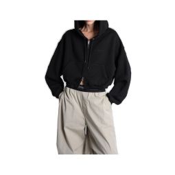 알렉산더 왕 지퍼업 드로스트링 후드 티셔츠 4CC4252689