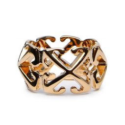 Off White 멀티 애로우 로고 인그레이빙 링 OWOC118S24MET001