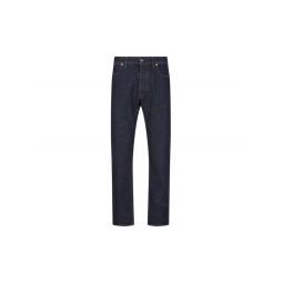 스톤아일랜드 로고 자수 스트레이트 레그 진 J100005S00J7