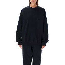 Y 3 로고 프린트 크루넥 스웨트셔츠 IW0075