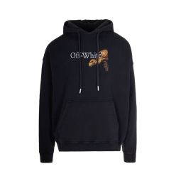 오프 화이트 큐피드 애로우 스케이트 후드 티셔츠 OMBB085F25FLE011