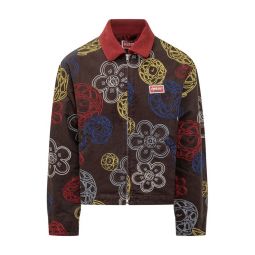 켄조 X 푸투라 2000 자수 지퍼업 유틸리티 재킷 FF65BL1799G2