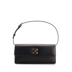 Off White Jitney 1 0 로고 플라크 스몰 숄더백 OWNN172C99LEA001