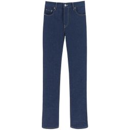 Off White Diag 스트라이프 프린트 스키니 진 OMYA074C99DEN002