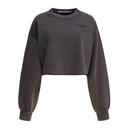 알렉산더 왕 크롭 크루넥 스웨트셔츠 1CC3251081