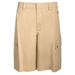 오프화이트 로고 자수 카고 반바지 OMCS003S25FAB001