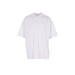 Off White 로고 프린트 크루넥 티셔츠 OMAA161F25JER002