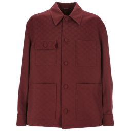 Gucci 모노그램 버튼업 재킷 800792Z8BU1