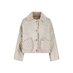 버버리 EKD 로고 퀼팅 재킷 8116973