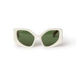 Off White Denver 불규칙 프레임 선글라스 DENVERSUNGLASSESWHITEGREENWHITEGREEN