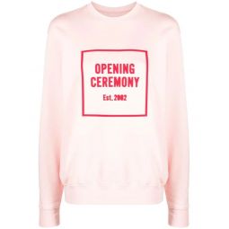 오프닝 세레모니 3D 박스 로고 크루넥 스웨트셔츠 YWBA007F22FLE004