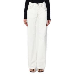 오프 화이트 수지 스트레이트 레그 진 OWYA069S25DEN002