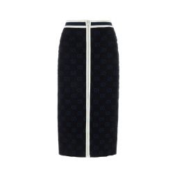 구찌 GG 자카드 미디 스커트 754040XKDCR