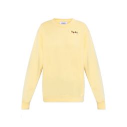 오프 화이트 로고 애로우 글래스 플라워 크루넥 스웨트셔츠 OWBA055F25FLE001