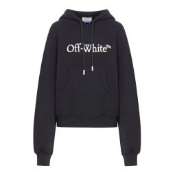 미색 드로스트링 긴팔 후디 OWBB058C99FLE001