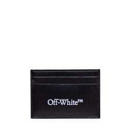 오프화이트 북시 로고 프린트 카드 케이스 OMND089C99LEA001