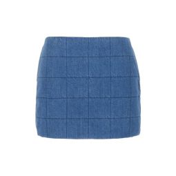 구찌 데님 퀼팅 스커트 766042XDCQ1