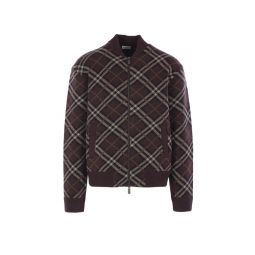 버버리 체크 지퍼업 봄버 재킷 8114200