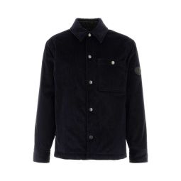 버버리 로고 패치 코듀로이 오버셔츠 8115516