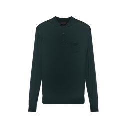 라코스테 긴팔 니트 폴로 탑 AH37280