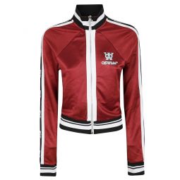 오프화이트 로고 프린트 집업 재킷 OWBD006F25JER001