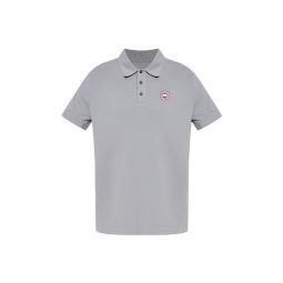 캐나다 구스 베클리 로고 패치 폴로 셔츠 1600M0