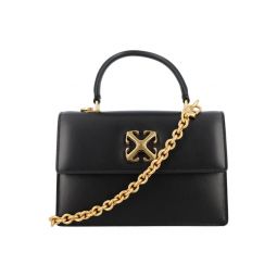 Off White Jitney 1 4 로고 플라크 토트백 OWNP050C99LEA001